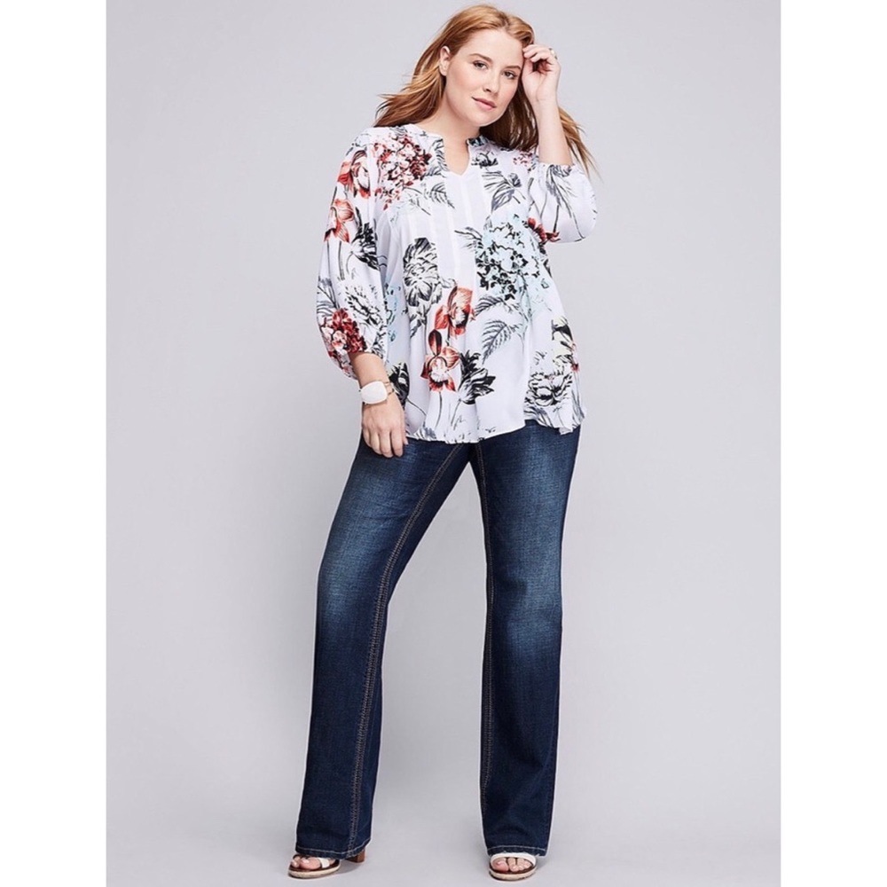 Double Boot Cut Jeans by Melissa McCarthy Seven7